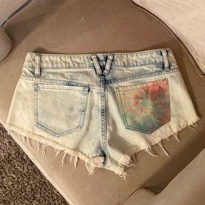 Volcom Tie-Dye Jean Shorts